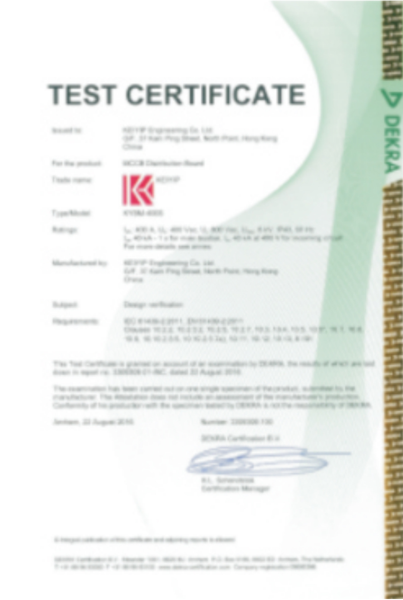 German DEKRA certification